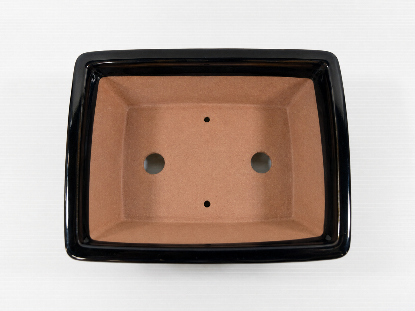 Chinese Deep Midnight Blue Rectangular Bonsai Pot