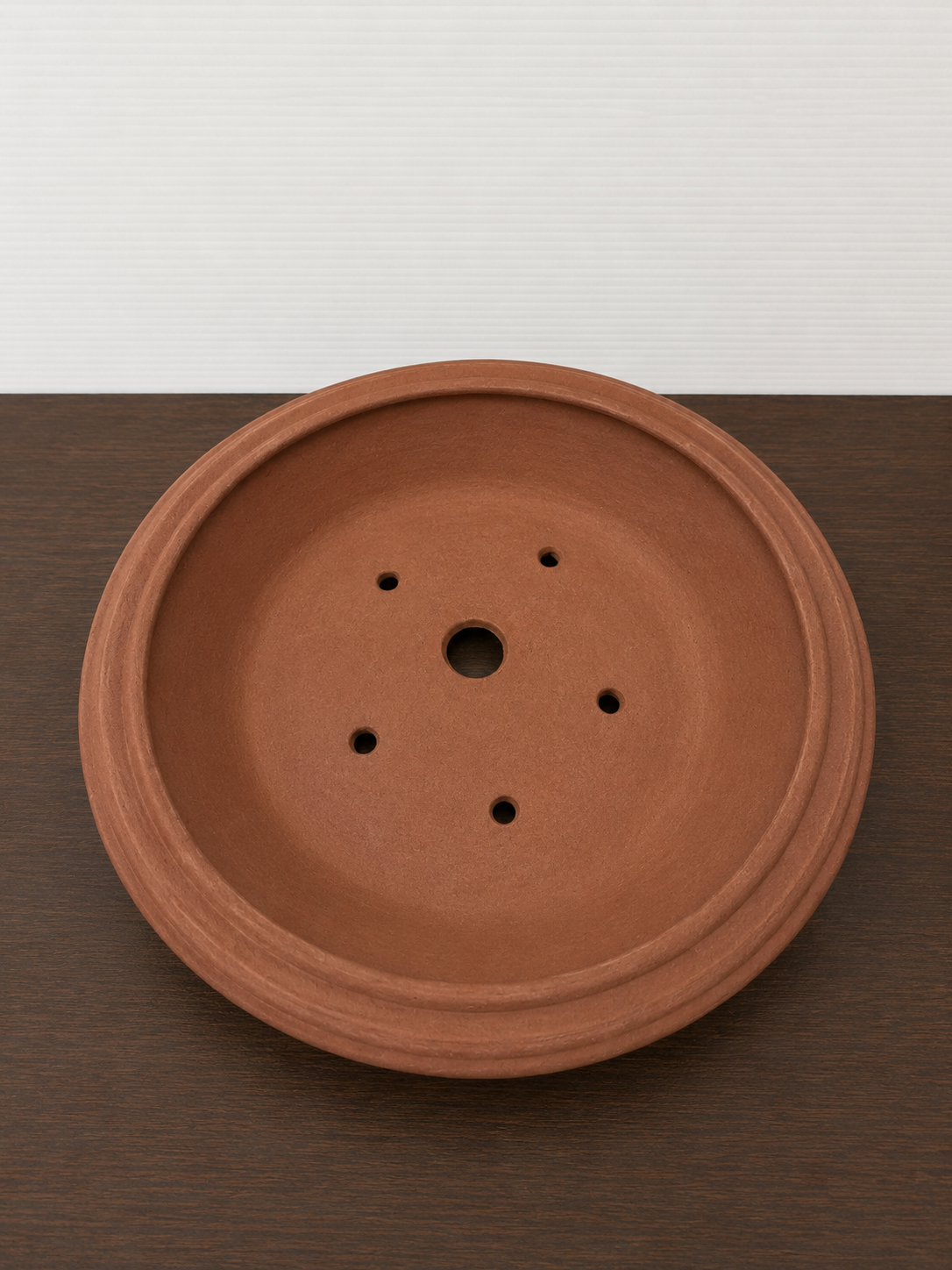 Vintage Japanese Round Unglazed Bonsai Pot
