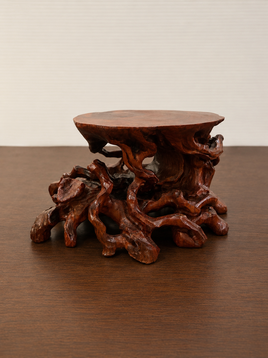 Natural Rootwood Bonsai Display Stand