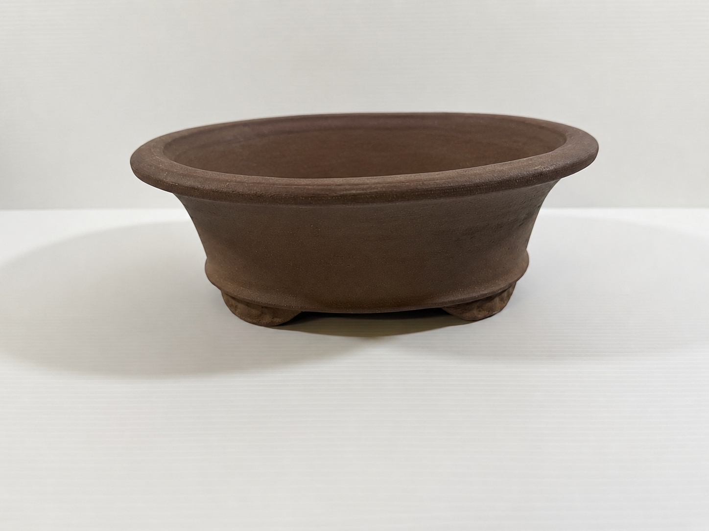 Chinese Oval Unglazed Bonsai Pot