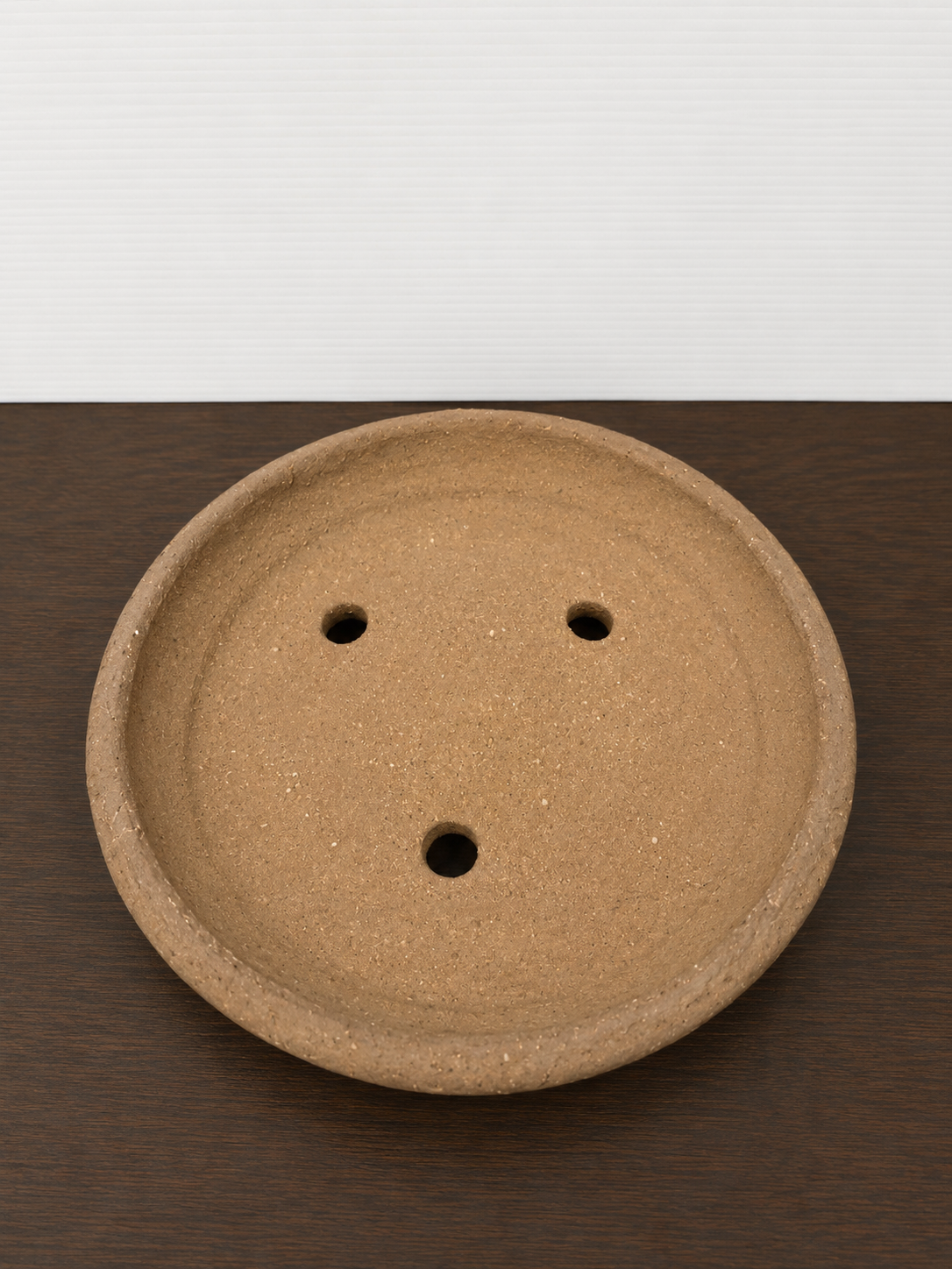 Vintage Round Unglazed Bonsai Pot