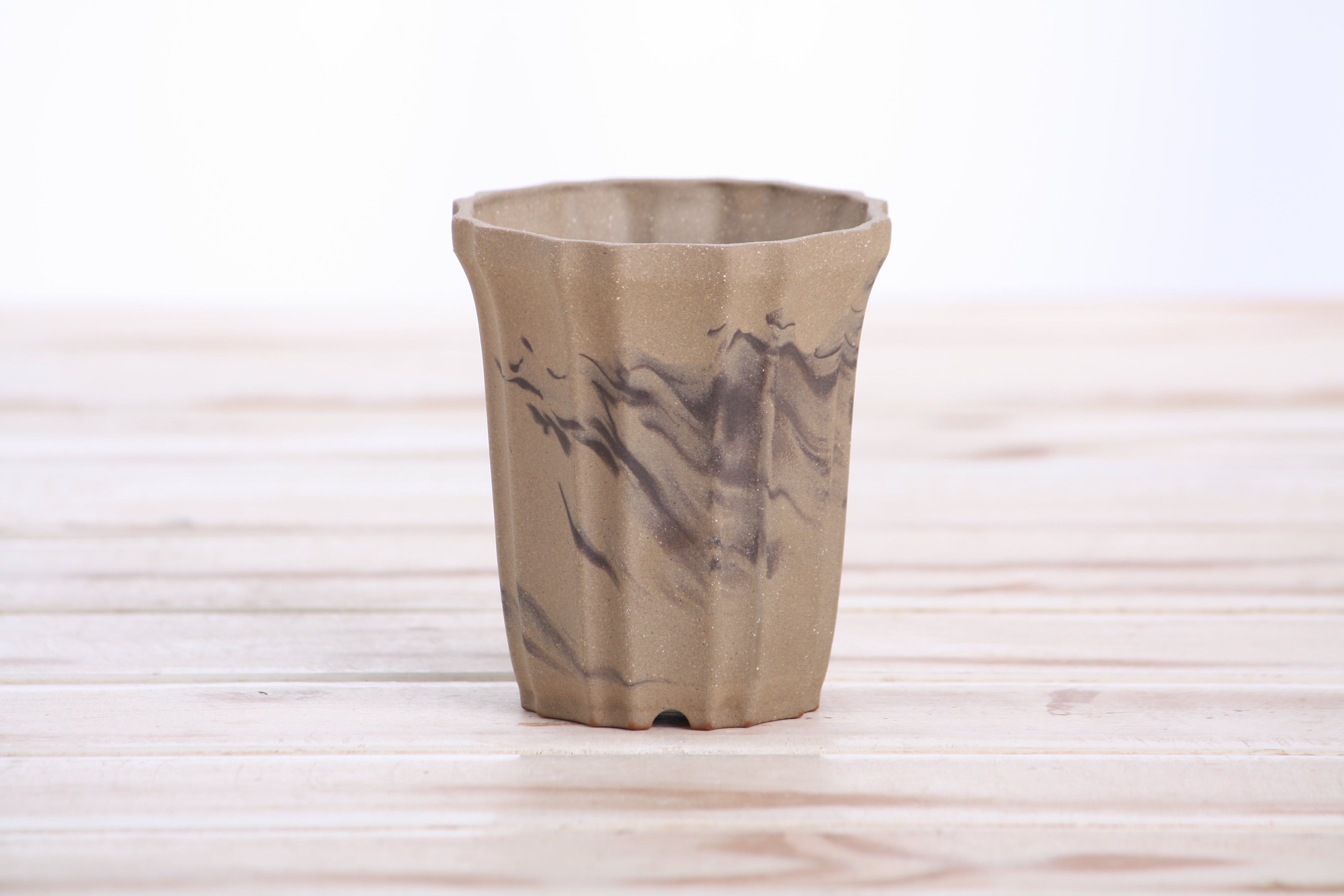 Willow Bonsai Ceramics Flower Design Cascade Bonsai Pot 3 Inch – Elegant Tall Ceramic Bonsai & Succulent Planter, High‑Fired Frost‑Proof Stoneware with Drainage & Wiring Holes, Handmade in USA (Limited Edition 11)