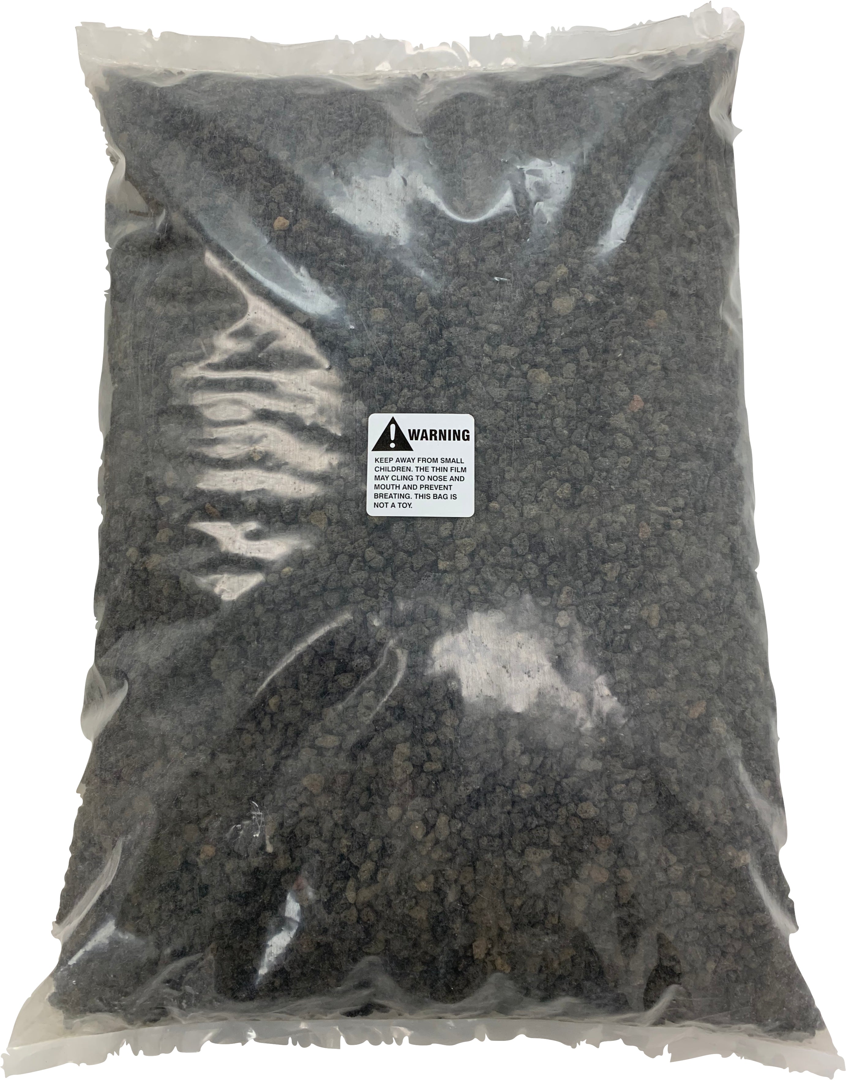 Coarse Black Lava Rock 1/4"-3/8"